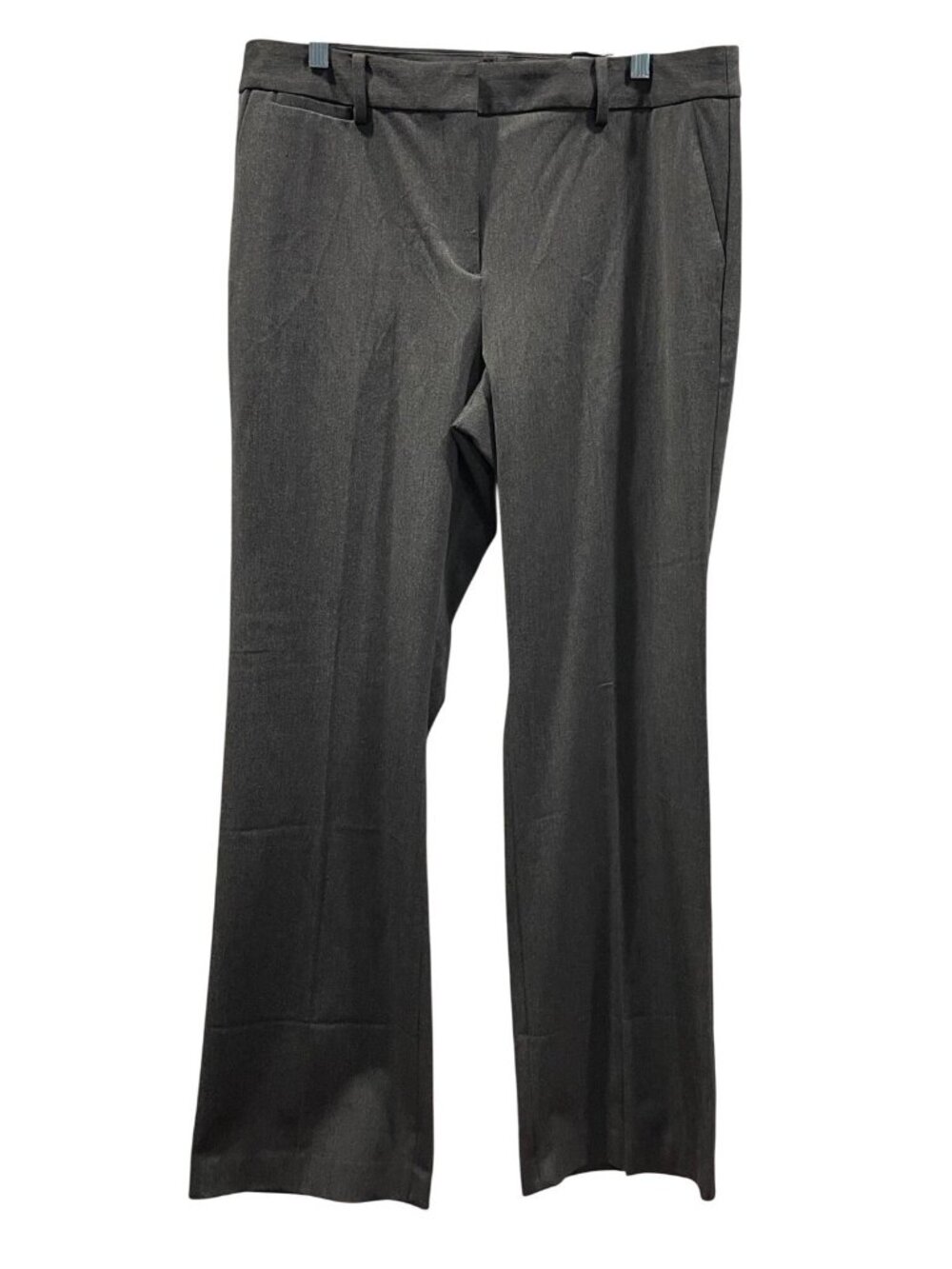 Talbots Barely Boot Pants 14 Charcoal Gray Heather Stretch Trouser Work Office